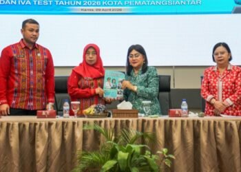 Wali Kota Pematangsiantar Wesly Silalahi SH MKn diwakili Plh Sekda Dan Ketua TP PKK Menghadiri kegiatan Supervisi