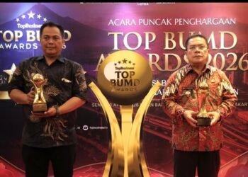 Perumda Tirta Uli Siantar Raih Penghargaan Bergengsi di TOP BUMD Awards 2026