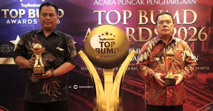 Perumda Tirta Uli Siantar Raih Penghargaan Bergengsi di TOP BUMD Awards 2026