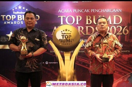 Perumda Tirta Uli Siantar Raih Penghargaan Bergengsi di TOP BUMD Awards 2026