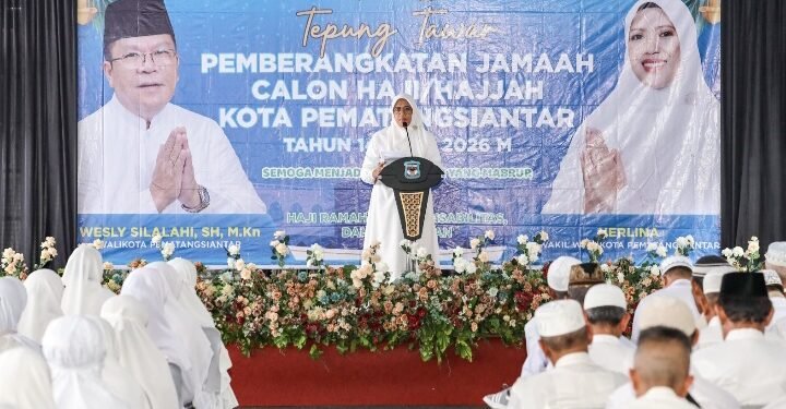 Jelang Keberangkatan, Calon Haji Pematangsiantar Ditepung Tawari