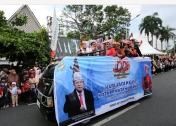 Meriahkan Hari Jadi Ke 155, Karnaval Meriahkan Kota Pematangsiantar