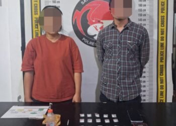Dua Pengedar Sabu Dikecamatan Siantar Dibekuk, Barang Bukti Capai 21,85 Gram, Warga KM IV