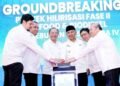 Bupati Simalungun Hadiri Groundbreaking Hilirisasi PTPN IV di KEK Sei Mangkei
