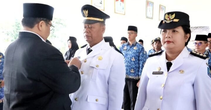 45 Pejabat Administrator dan Pengawas di Lingkungan Pemkab Simalungun Dilantik