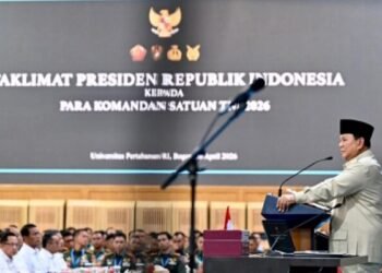 1.500 Komandan Satuan TNI Menerima Taklimat  Presiden Prabowo