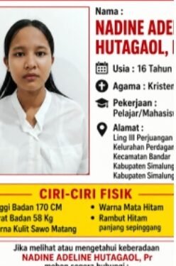 Gadis 16 Tahun Hilang Sejak 2 Mei, Keluarga Cemas Berharap Bantuan Bagi Yang Melihat