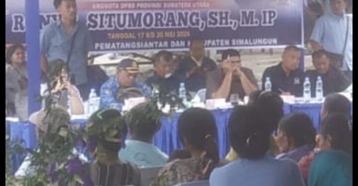 Roni Situmorang Berkomitmen Kawal Harapan Warga Hingga ke Provinsi