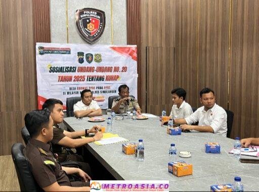 Sat Reskrim Polres Simalungun Berkordinasi dengan Kejaksaan dan PPNS, Siapkan Penegak Hukum Hadapi Era Baru KUHAP