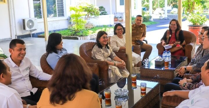 Ketua TP PKK Kota Pematangsiantar Menerima Audiensi Tanoto Foundation, organisasi Filantropi
