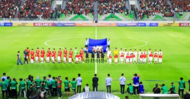 Bentuk Dukungan Terhadap Tim Merah Putih, Walikota Siantar Menyaksikan Laga Tim Indonesia Berhadapan Dengan Myanmar