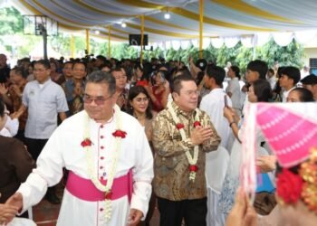 Wali Kota Pematangsiantar Menghadiri Acara Pemberkatan Gedung Baru Rumah Sakit Harapan