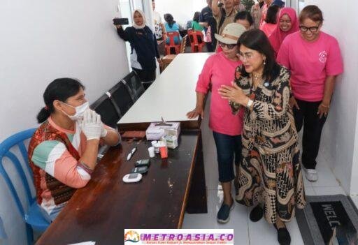 Ketua PKK Pematangsiantar Beri Semangat Kepada Kader Pemeriksaan IVA Tes