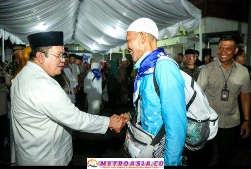 Wali Kota Pematangsiantar Sambut Kepulangan Jamaah Haji/Hajjah Kota Pematangsiantar