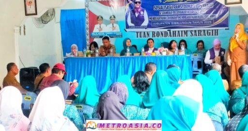 Tim Pembina Posyandu Simalungun Sosialisasikan 6 SPM di Bandar