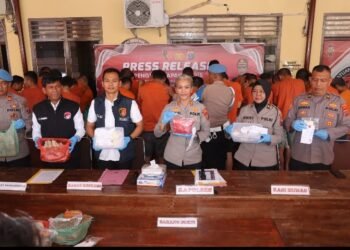 Polres Pematangsiantar Gelar Press Release Pengungkapan Kasus 3C dan Narkotika Periode Januari – Juni 2026