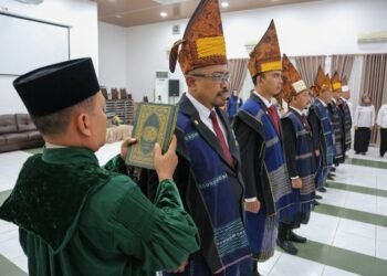Tujuh Pejabat Pimpinan Tinggi Pratama di Lingkungan Pemerintah Kota Pematangsiantar Dlantikan