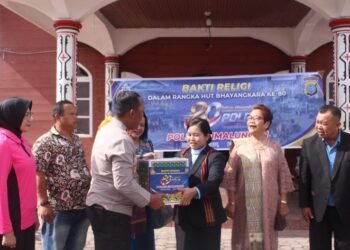 Polres Simalungun Gelar Bakti Religi dan Bakti Sosial di Gereja dan Masjid