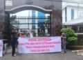 Massa Geruduk Kejatisu, Minta Periksa Hotbinson Damanik dan Mhd Ali Damanik Atas Dugaan Korupsi di PUTR Simalungun