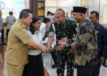 Wali Kota Pematangsiantar dan Ketua TP PKK Menghadiri acara Doa Bersama Lintas Agama
