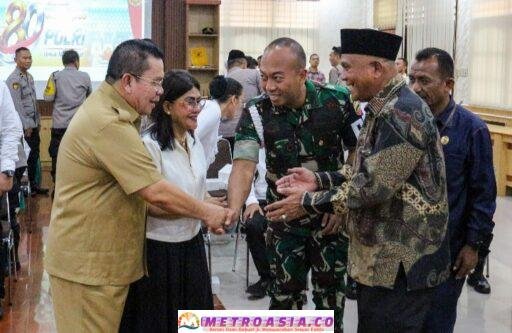 Wali Kota Pematangsiantar dan Ketua TP PKK Menghadiri acara Doa Bersama Lintas Agama