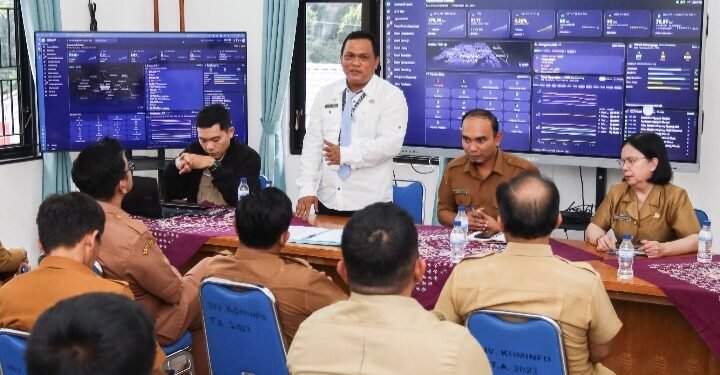 Dinas Kominfo Kota Pematangsiantar Melaksanakan Penandatanganan Komitmen Mendukung Dashboard Satu Data