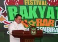 Acara Festival Rakyat, Walikkota Siantar Nobar Piala Dunia Bersama Masyarakat