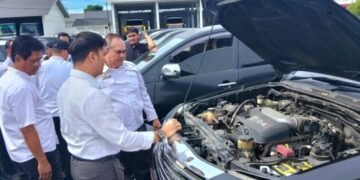 Penertibkan Kenderaan Dinas, Pemkab Simalungun Gelar Apel Kendaraan