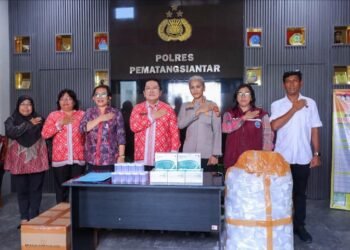 Mendukung Pemberantasan Narkoba, Pemko Siantar Salurkan Alat Tes Urine ke Polres Siantar
