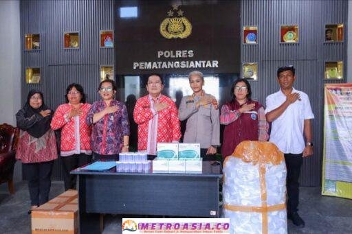Mendukung Pemberantasan Narkoba, Pemko Siantar Salurkan Alat Tes Urine ke Polres Siantar