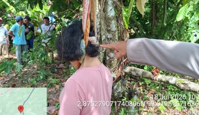 Pernah Alami Gangguan Jiwa, Seorang Wanita Ditemukan Gantung Diri