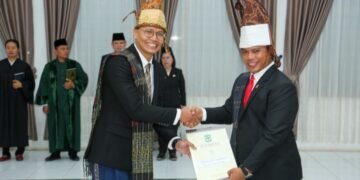 Sudarsono DT Sipayung  Dilantik Menjadi Kadisdukcapil