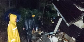 Diderai Hujan Ber-Jam, Longsor di 2 Lokasi Terjadu di Pematangsiantar