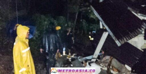 Diderai Hujan Ber-Jam, Longsor di 2 Lokasi Terjadu di Pematangsiantar