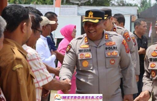 Pastikan Pelayanan Terbaik Kepada Masyarakat, Kapolres Taput Kunjungi Polsek Garoga
