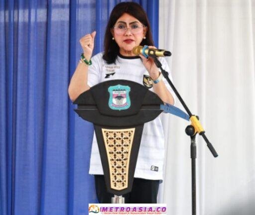 Menghadiri Gebyar IVA Tes, Ketua TP PKK Mengharapkan Kesadaran Perempuan Untuk Mencegah Kanker Rahim