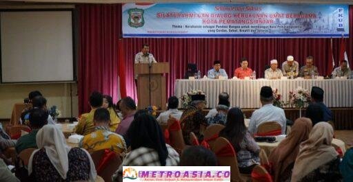 Wali Kota Pematangsiantar  Diwakili Staf Ahli Menghadiri Silaturahmi dan Dialog Kerukunan