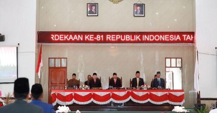 Wali Kota Pematangsiantar Menyaksikan Pidato Kenegaraan Presiden RI Dalam Sidang Tahunan MPR RI