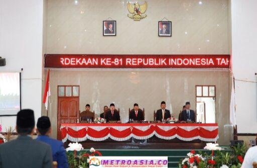 Wali Kota Pematangsiantar Menyaksikan Pidato Kenegaraan Presiden RI Dalam Sidang Tahunan MPR RI
