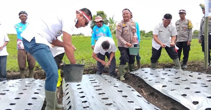 Polres Simalungun Dukung Percepatan Swasembada Bawang Putih Nasional