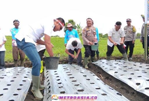 Polres Simalungun Dukung Percepatan Swasembada Bawang Putih Nasional