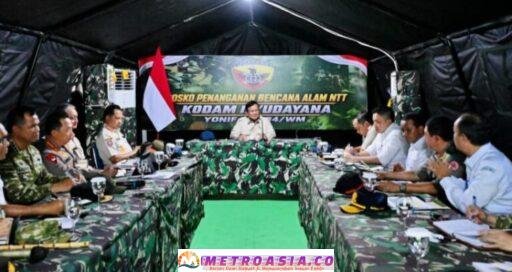 Kunjungi NTT, Presiden Prabowo Tinjau Langsung Penanganan Dampak Gempa Bumi di Nagekeo