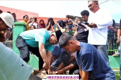Bupati Simalungun Sembelih Hewan Qurban Hari Raya Idul Adha 1447 H