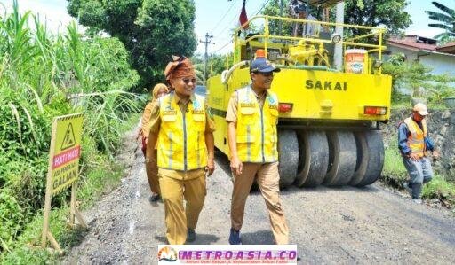 Bupati Simalungun Pastikan Pengaspalan di Kecamatan Gunung Maligas Berkualitas