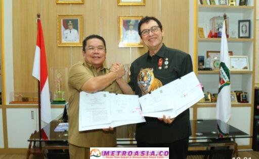 Wali Kota Pematangsiantar Tandatangani Perjanjian Kerja Sama Pemko Pematangsiantar Dengan PT Unitwin Indonesia