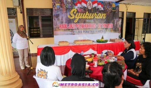 Wakil Walikota Pematangsiantar Hadiri Syukuran Hari Jadi Polwan