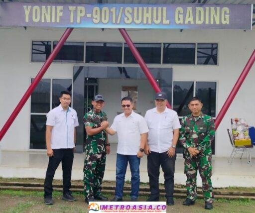 Perkuat Sinergi, Manajemen Kebun Marjandi Silaturahmi ke Yonif TP-901/Suhul Gading