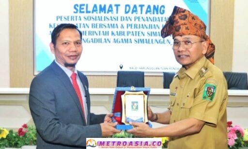 Pemkab Simalungun dan Pengadilan Agama Jalin Sinergi Pelayanan Publik Melalui MoU dan PKS