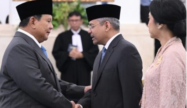 Presiden Prabowo Lantik Suahasil Nazara sebagai Menteri Keuangan