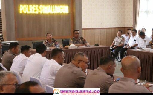 Wakapolres Simalungun Pimpin Komitmen Bersama, Seluruh Personel Siap Melaksanakan
